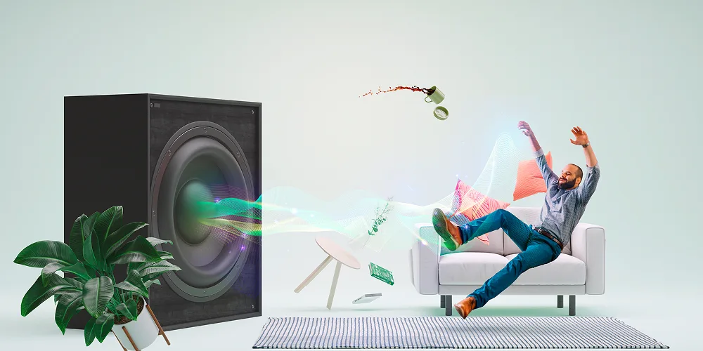 Ultra-Bass High Volume Subwoofer Speaker for Immersive Home Theater Sound